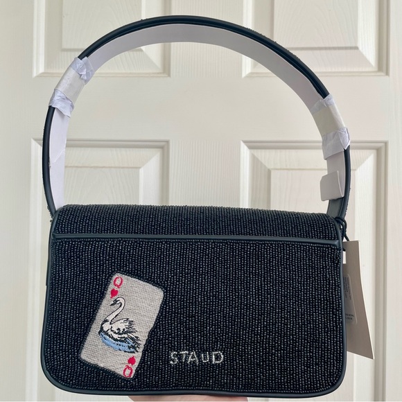 STAUD BEADED TOMMY BAG HOUSE OF CARDS - Picture 13 of 13